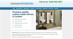 Desktop Screenshot of londonmirrors.com