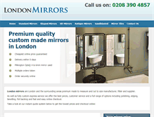 Tablet Screenshot of londonmirrors.com